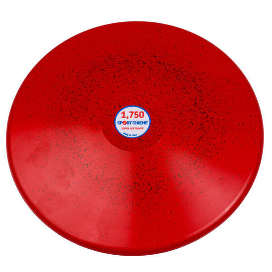 Übungsdiskus Super 1,75 kg Leichtathletik Unisex Rot