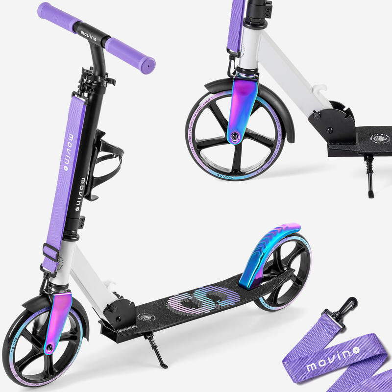 Scooter urbana Movino Infinity Rainbow para crianças, adolescentes e adultosy-90