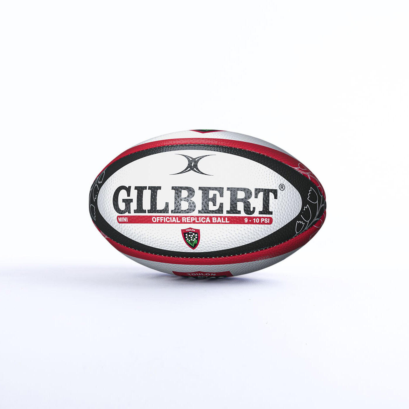 GILBERT Pallone Da Rugby Replica Mini Rc Toulon Gilbert