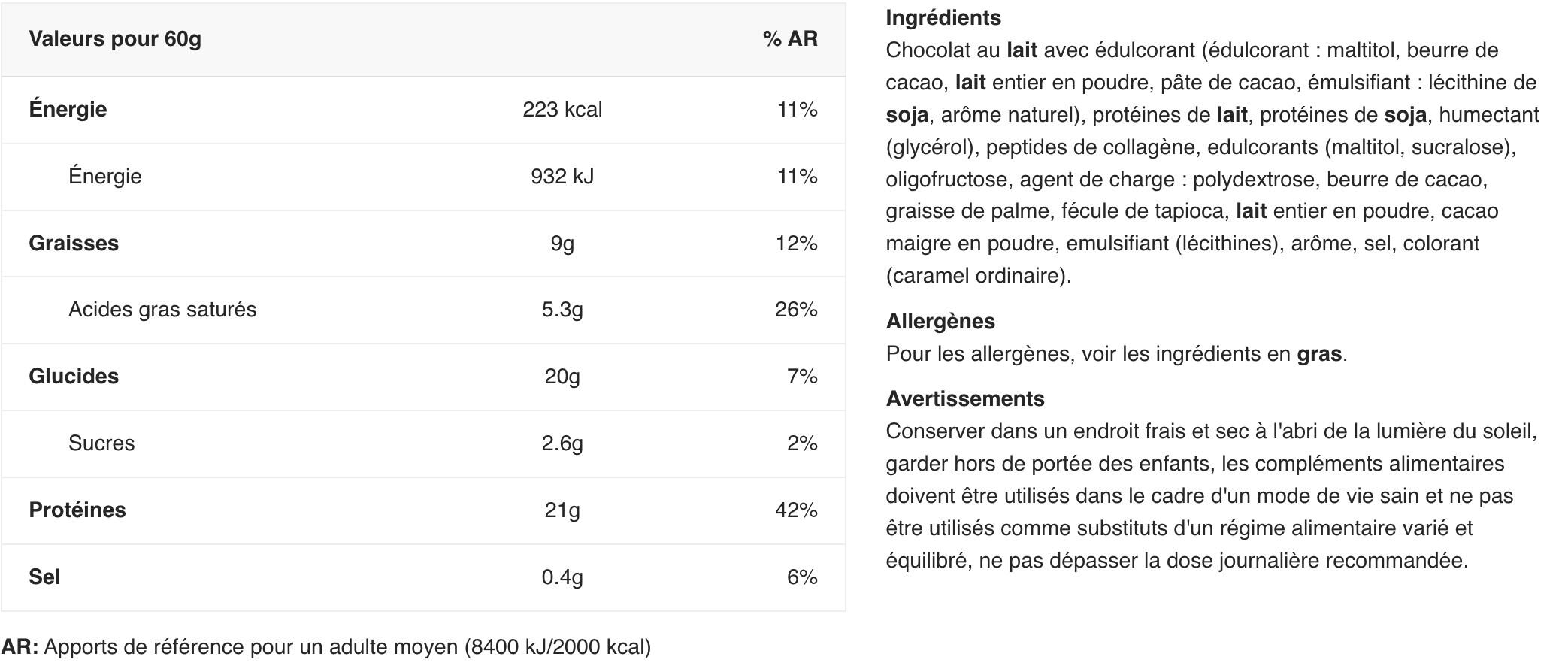 Proteina Joy 36% 60g QNT (confezione da 12) 2/5