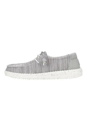 Dames schoenen hey dude wendy stretch box grijs