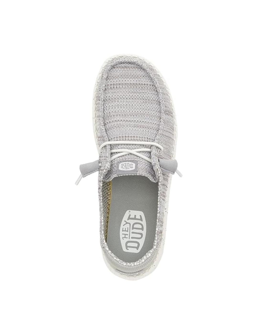 Zapatillas para Mujer Hey dude Wendy stretch box Gris 4/5