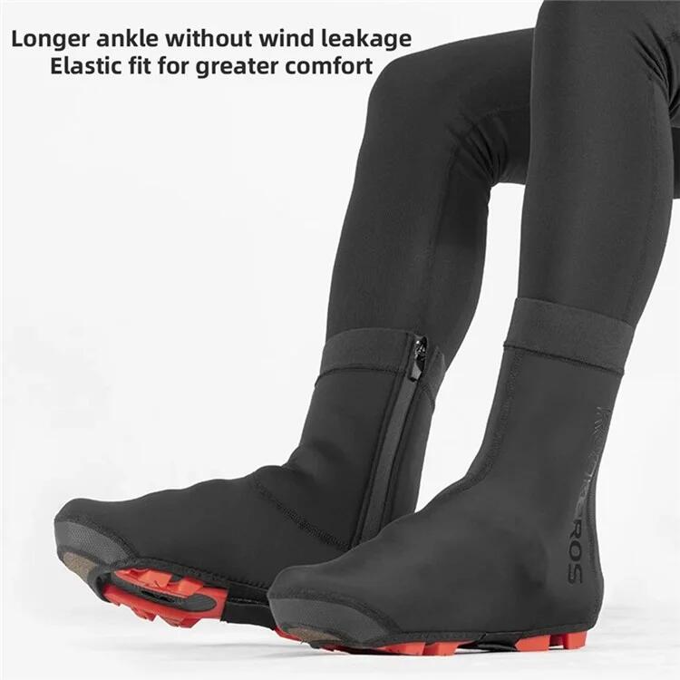 Coppia di copriscarpe invernali da ciclismo, caldi e antivento, da sci 6/7