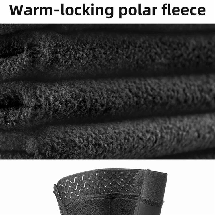 Coppia di copriscarpe invernali da ciclismo, caldi e antivento, da sci 5/7