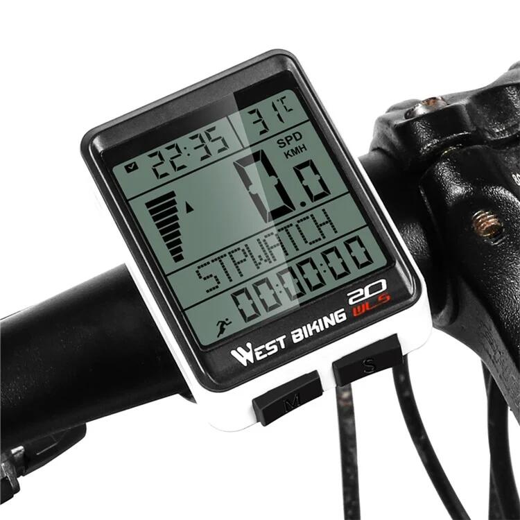 Compteur de vélo sans fil pour VTT et route, écran rétroéclairé étanche