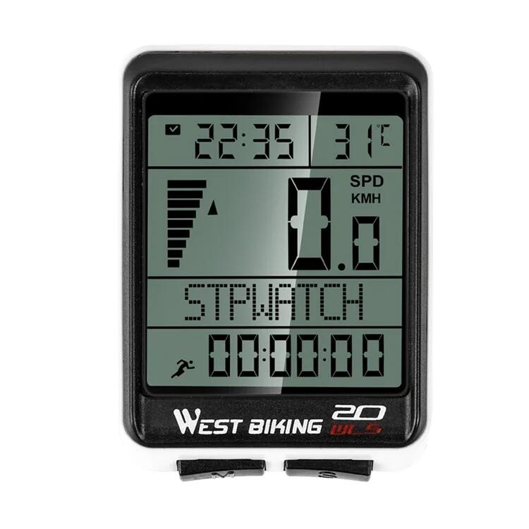 Compteur de vélo sans fil pour VTT et route, écran rétroéclairé étanche
