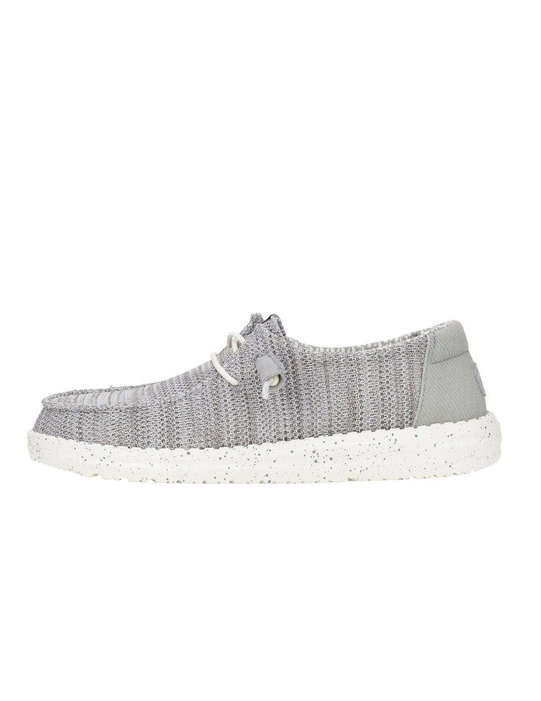 Zapatillas para Mujer Hey dude Wendy stretch box Gris 1/5