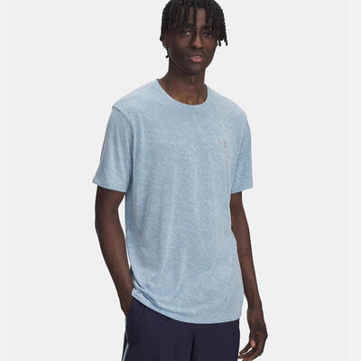 T-shirt under armour launch camo hemelsblauw voor heren