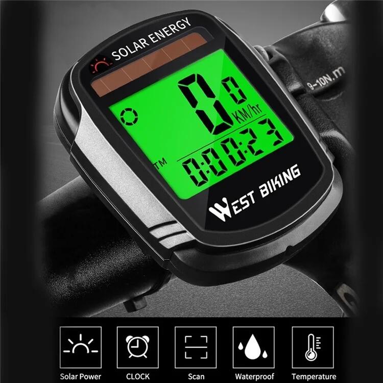 Computer solare wireless  con display LCD retroilluminato 3/7