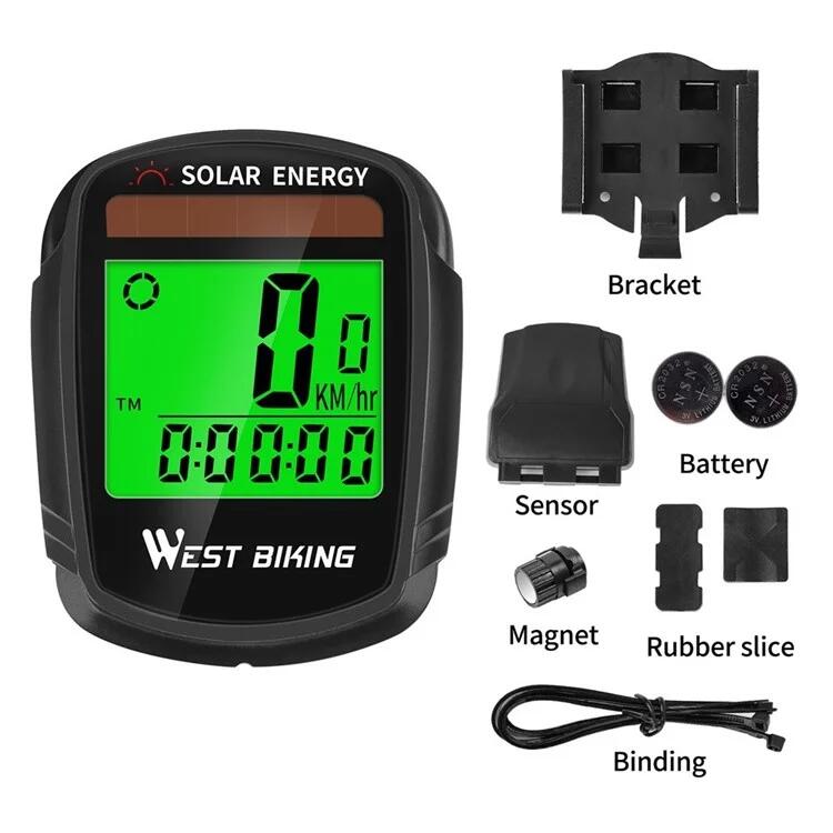 Computer solare wireless  con display LCD retroilluminato 6/7