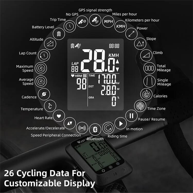 GPS cyklocomputer pro horsroad a silniční cyklistiku 4/7