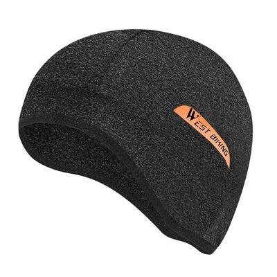 Ademende zijden hoofdband voor fietsen - grijs