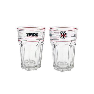 Set di 2 bicchieri da acqua Stade Toulousain