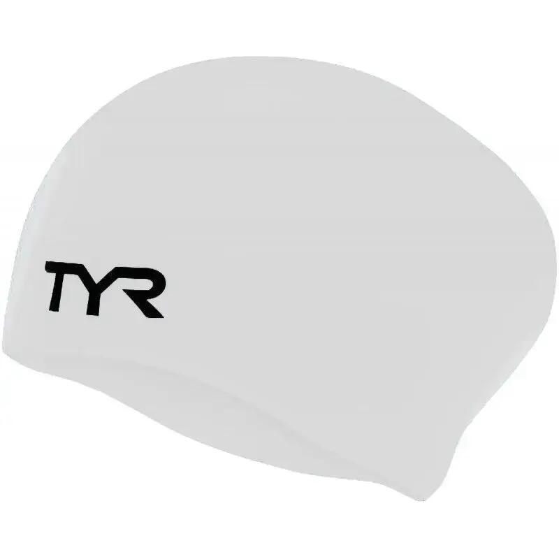 Bonnet de bain silicone cheveux longs TYR adulte