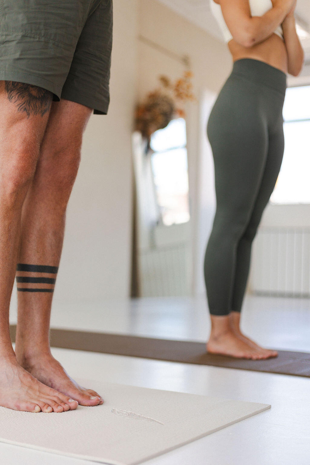 Yogamat Extra Dik 6 mm - Antislip - 183 x 61 cm - Crème 5/7