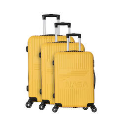Ensemble de 3 valises 55/65/75cm ENTER MOUTARDE/3 55/65/75