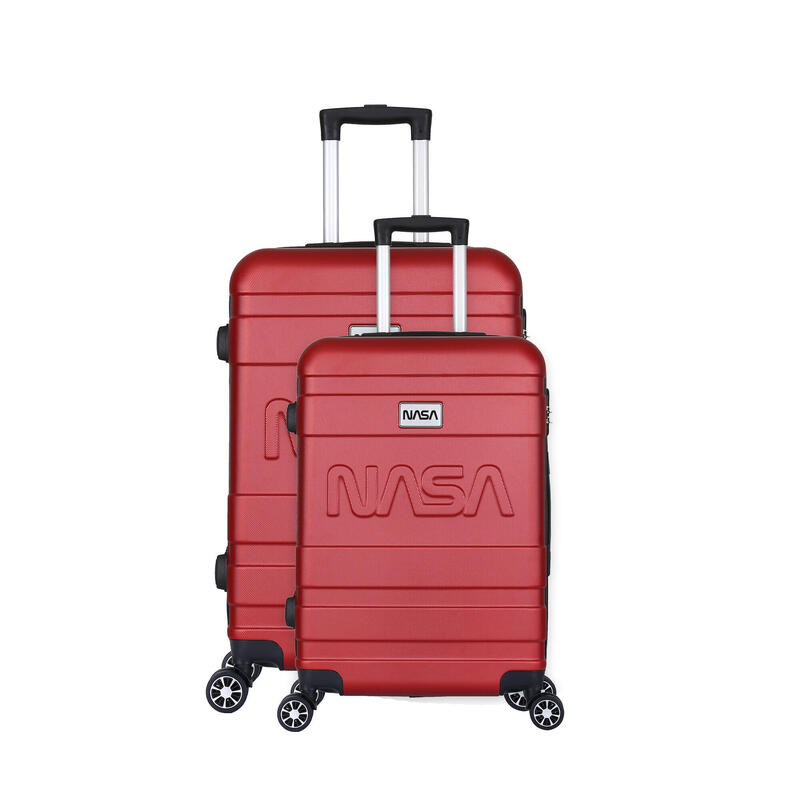 Ensemble de 2 valises XS+S ENDEA BURGUNDY