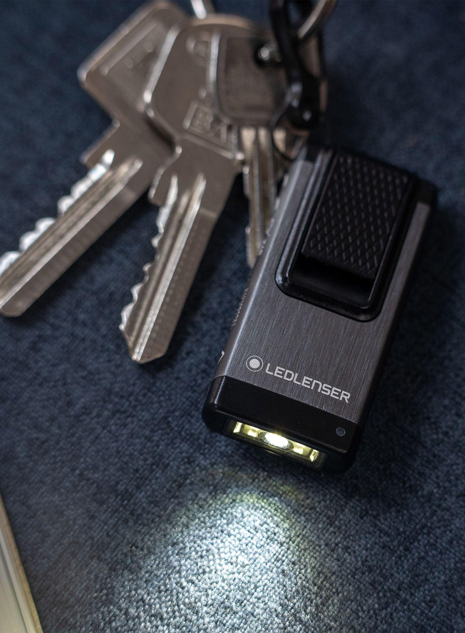 Ledlenser K4r Lampe de poche porte-clés noire 120 lumens 7/7