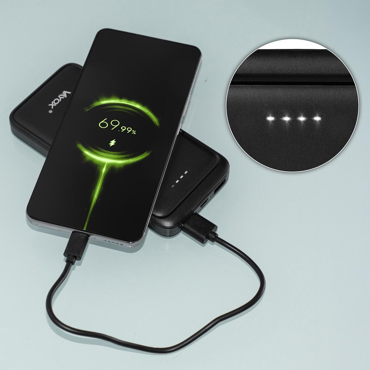 Powerbank Vayox VA0340 10000mAh 2xUSB USB-C 4/7