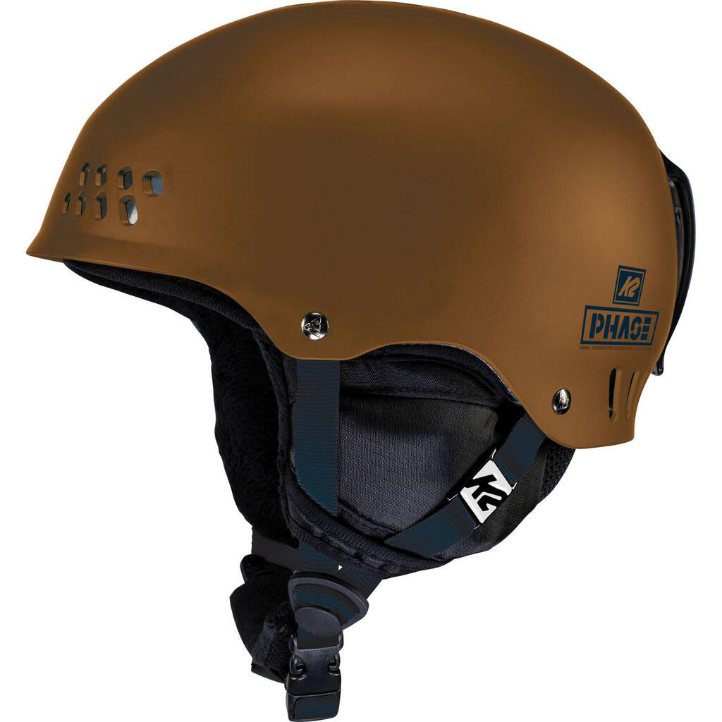 K2 Phase Pro Brown Men's Ski/Snow Helmet