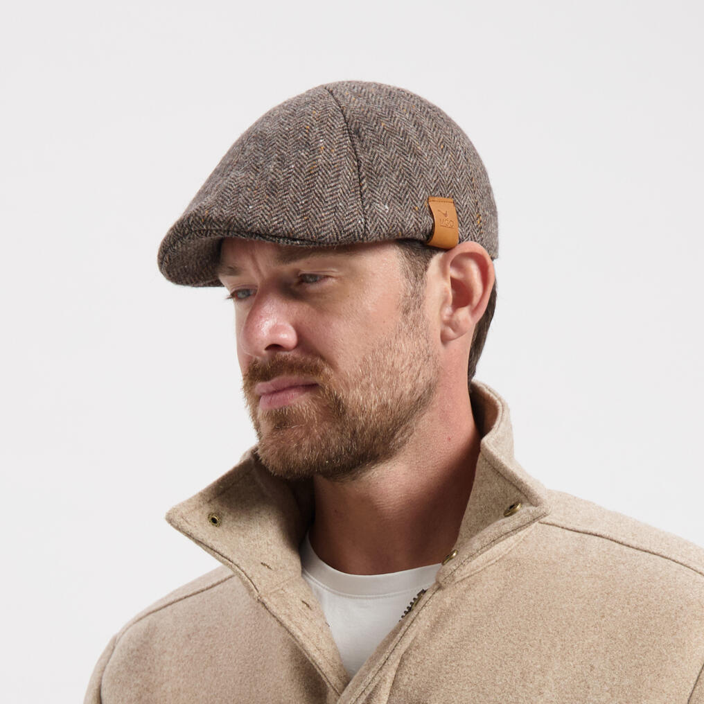 Mgo - Casquette Plate - Élégant Et Confortable - Hommes - Milo - Casquette - Marron - 60 Cm - Decathlon