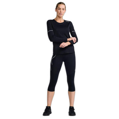 Dames-t-shirt met lange mouwen 2xu aero