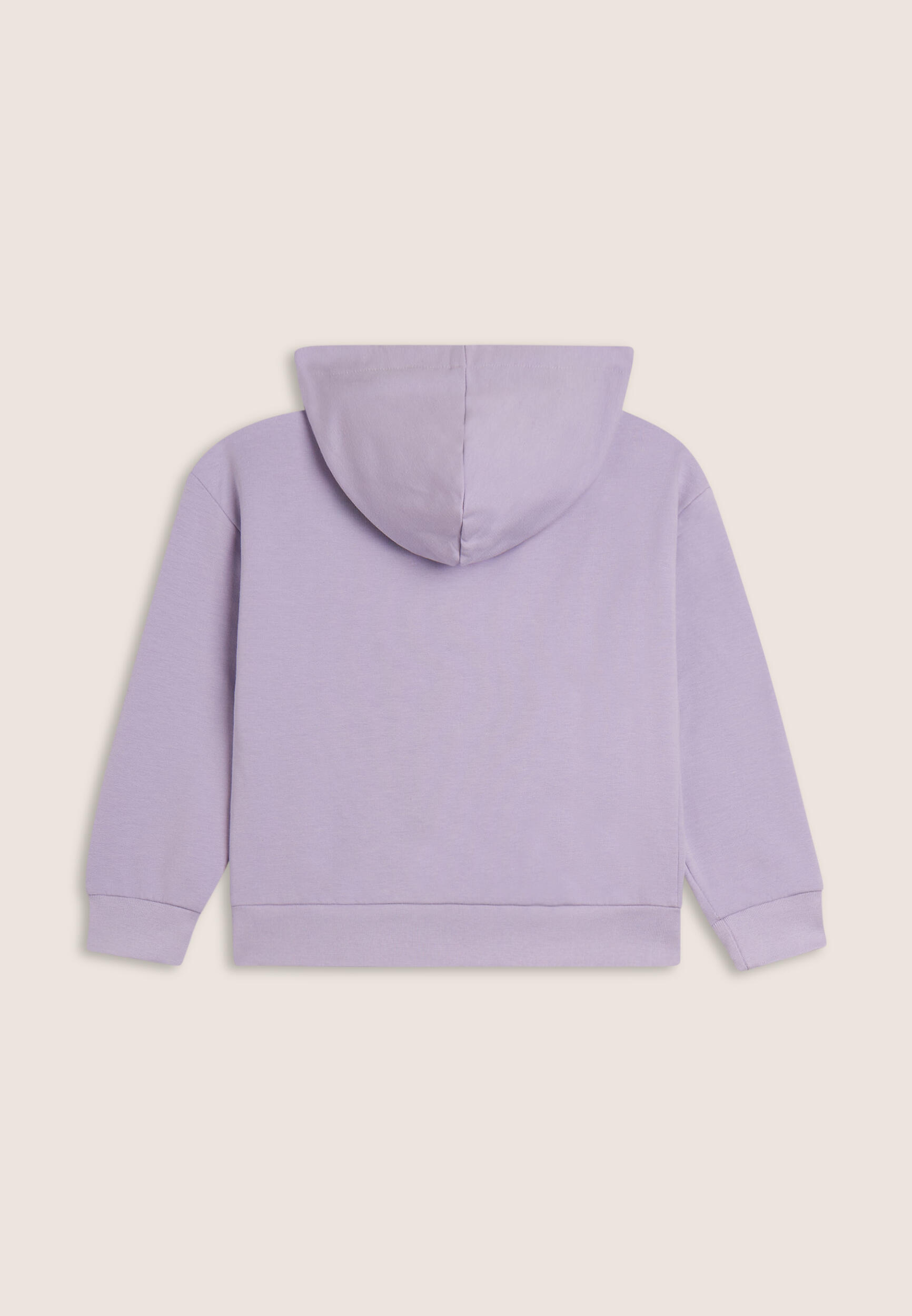 Sweat-shirt pour filles à capuche, fermeture à glissière intégrale et logo 2/3