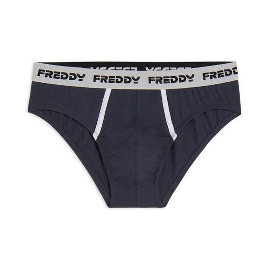 Slip pour hommes avec élastique en jacquard et logo FREDDY