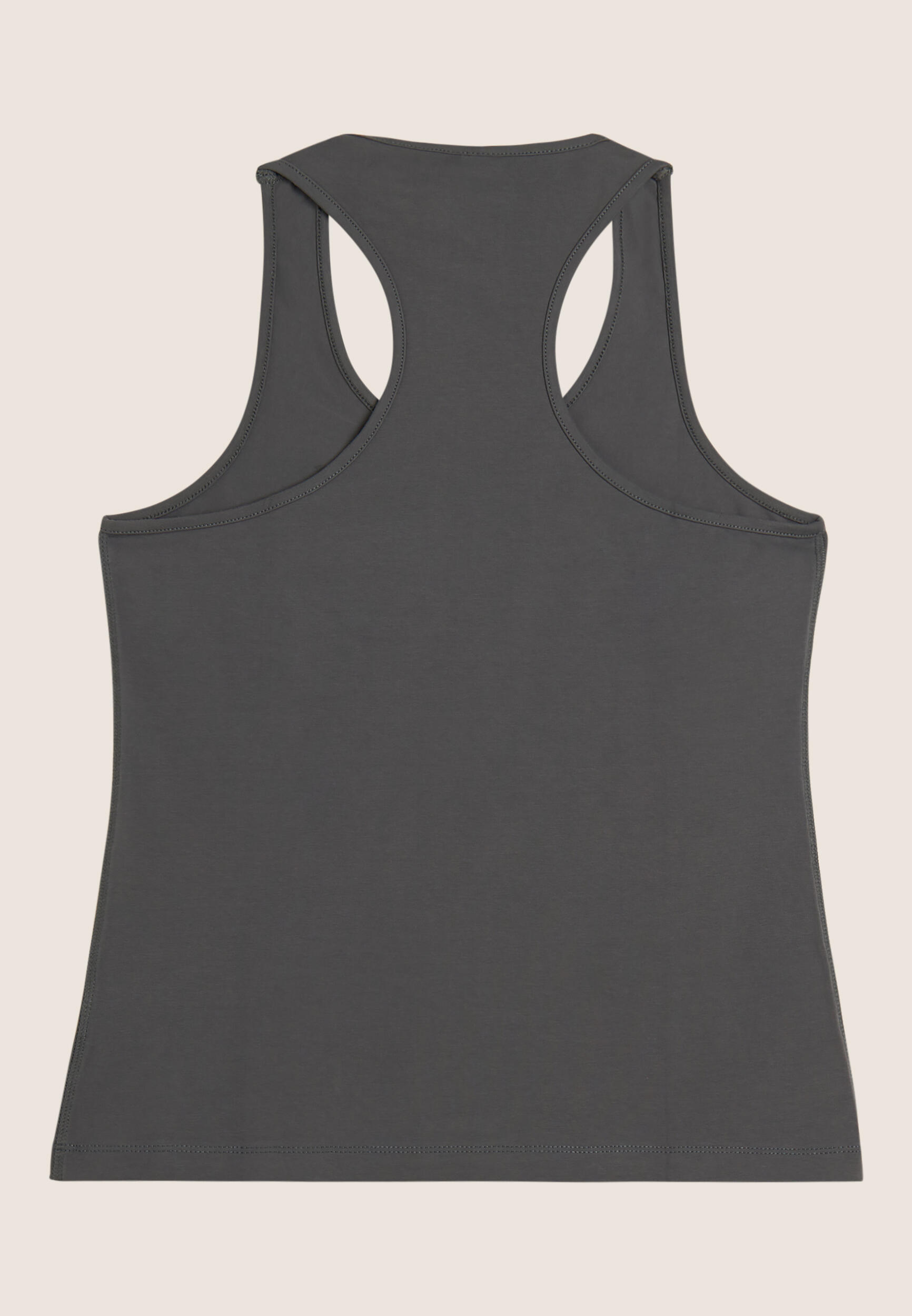 Camiseta sin mangas en tejido de punto elástico para mujer 2/3