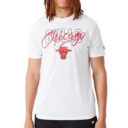 T-shirts Blanc Homme New Era Chicago Bulls