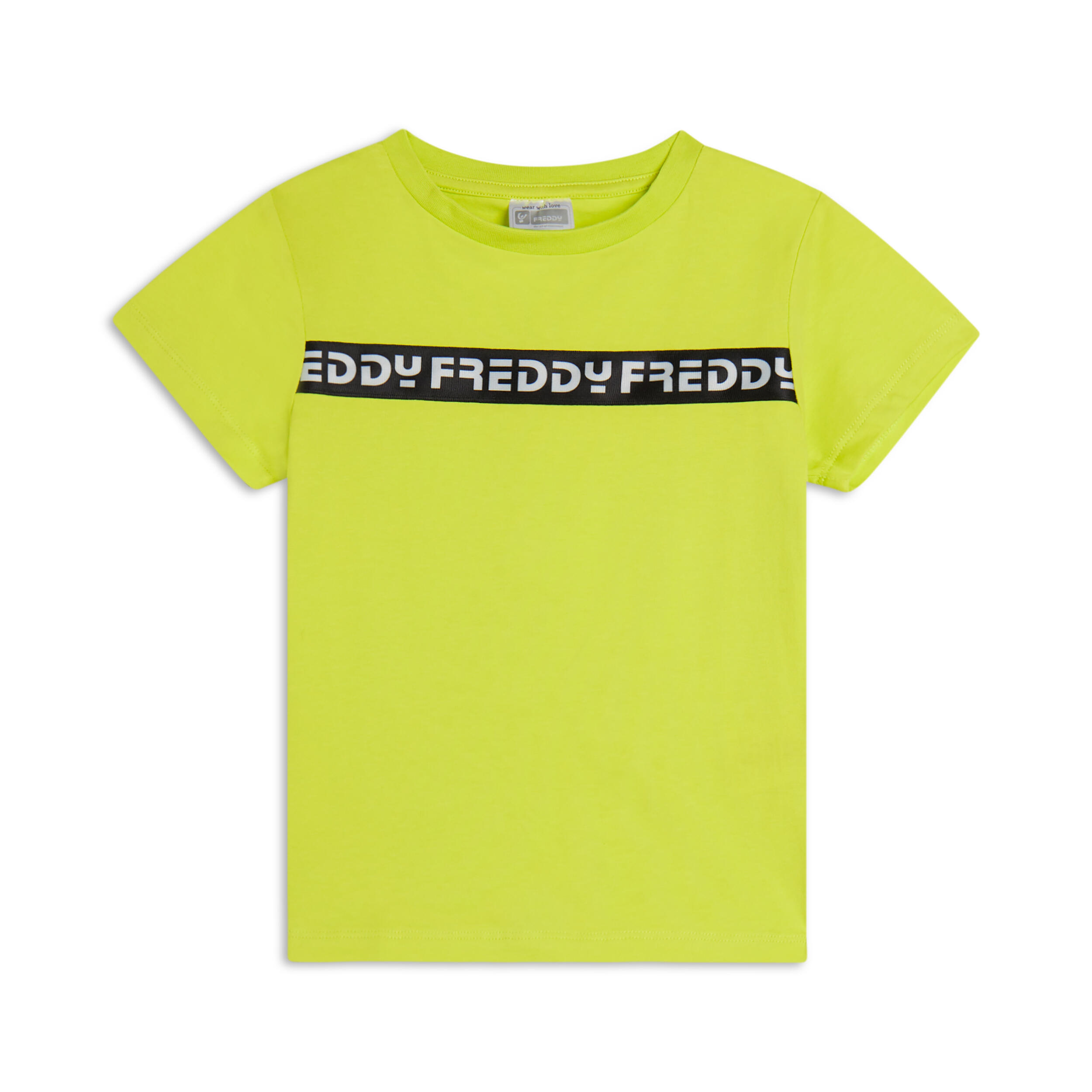 FREDDY T-shirt Bambina manica corta con banda logo FREDDY