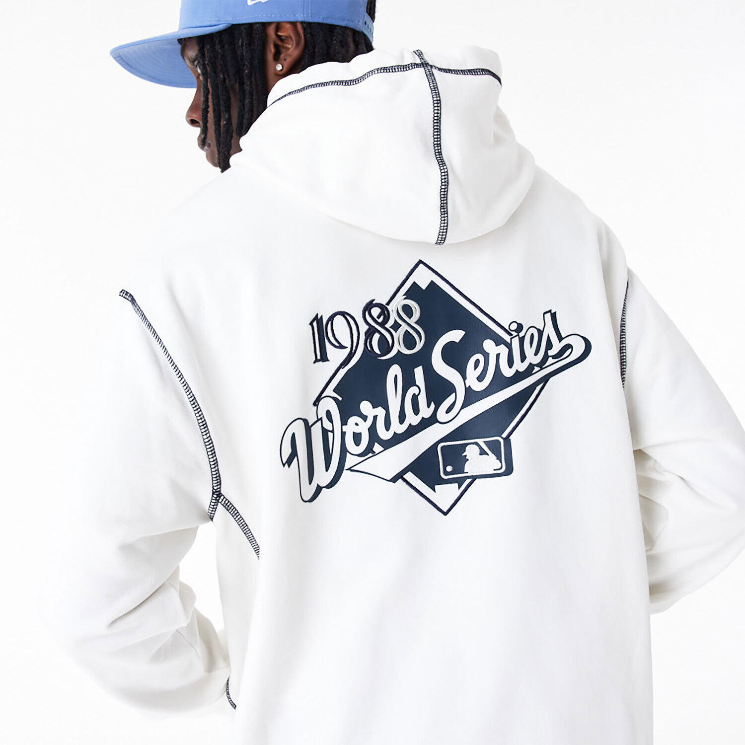 Second hand - Felpa con cappuccio Los Angeles Dodgers MLB World Series 2/5