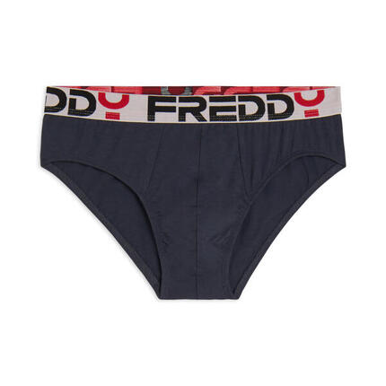 Slip pour hommes avec élastique en jacquard et logo maxi FREDDY