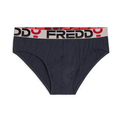 Slip pour hommes avec élastique en jacquard et logo maxi FREDDY