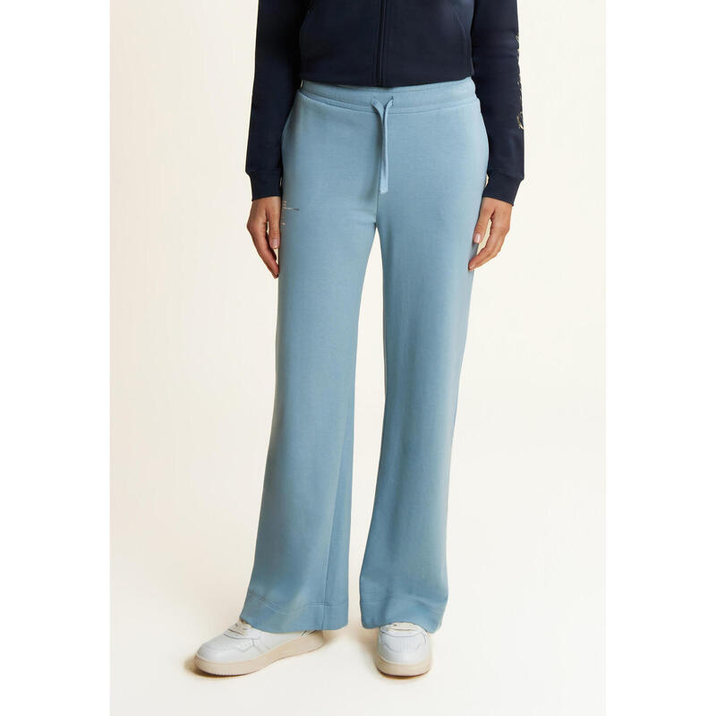 Pantalon de jogging en molleton de coton, coupe classique et large