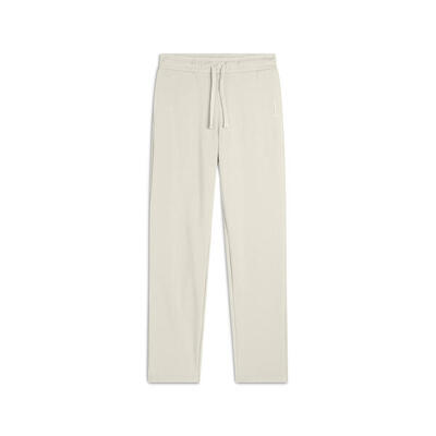 Jogger regular fit in french terry con logo laterale