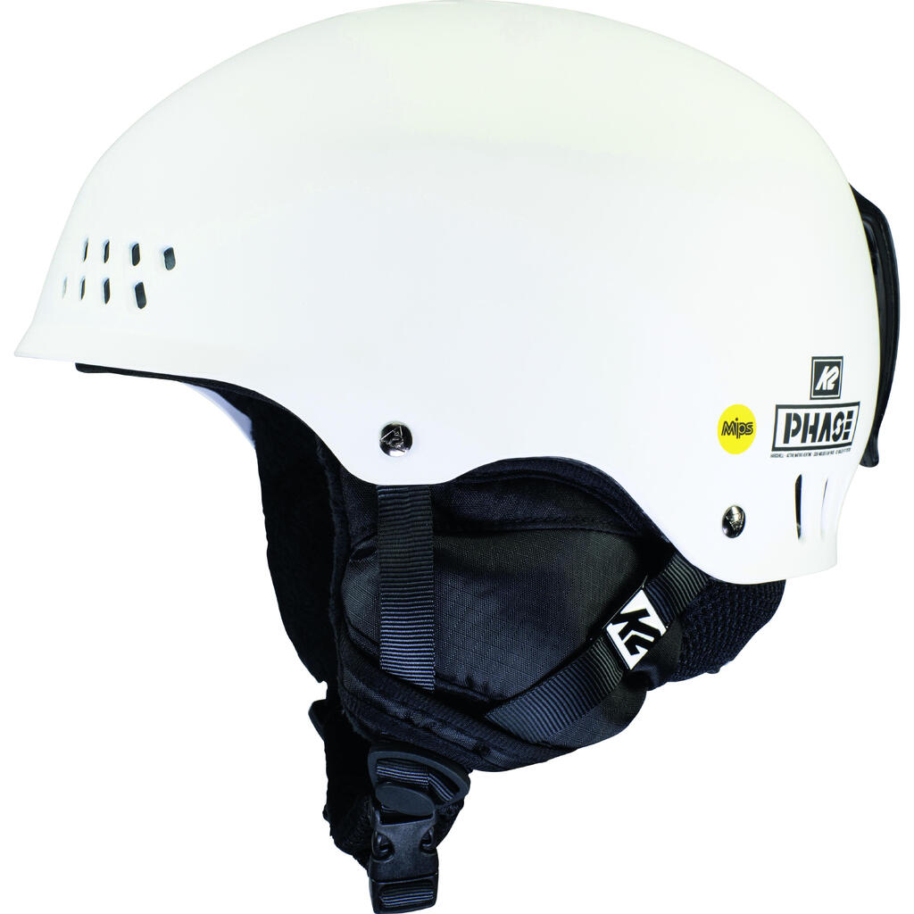 Men's K2 PHASE MIPS white Ski/Snow Helmet