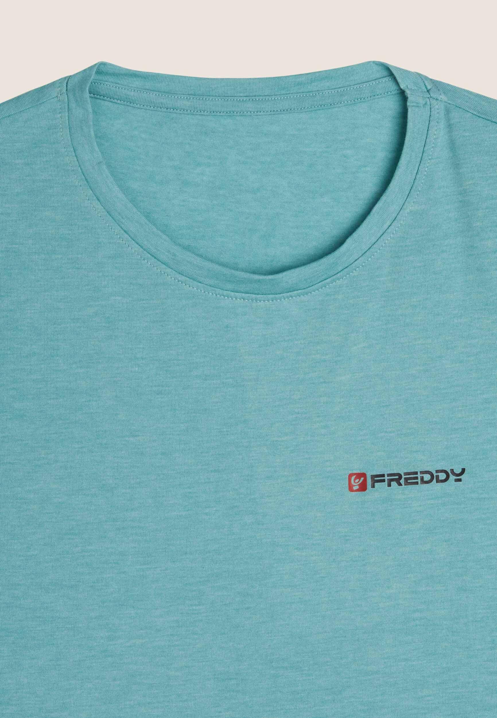 T-shirt Uomo in Cotone con Logo FREDDY Colorato 3/3