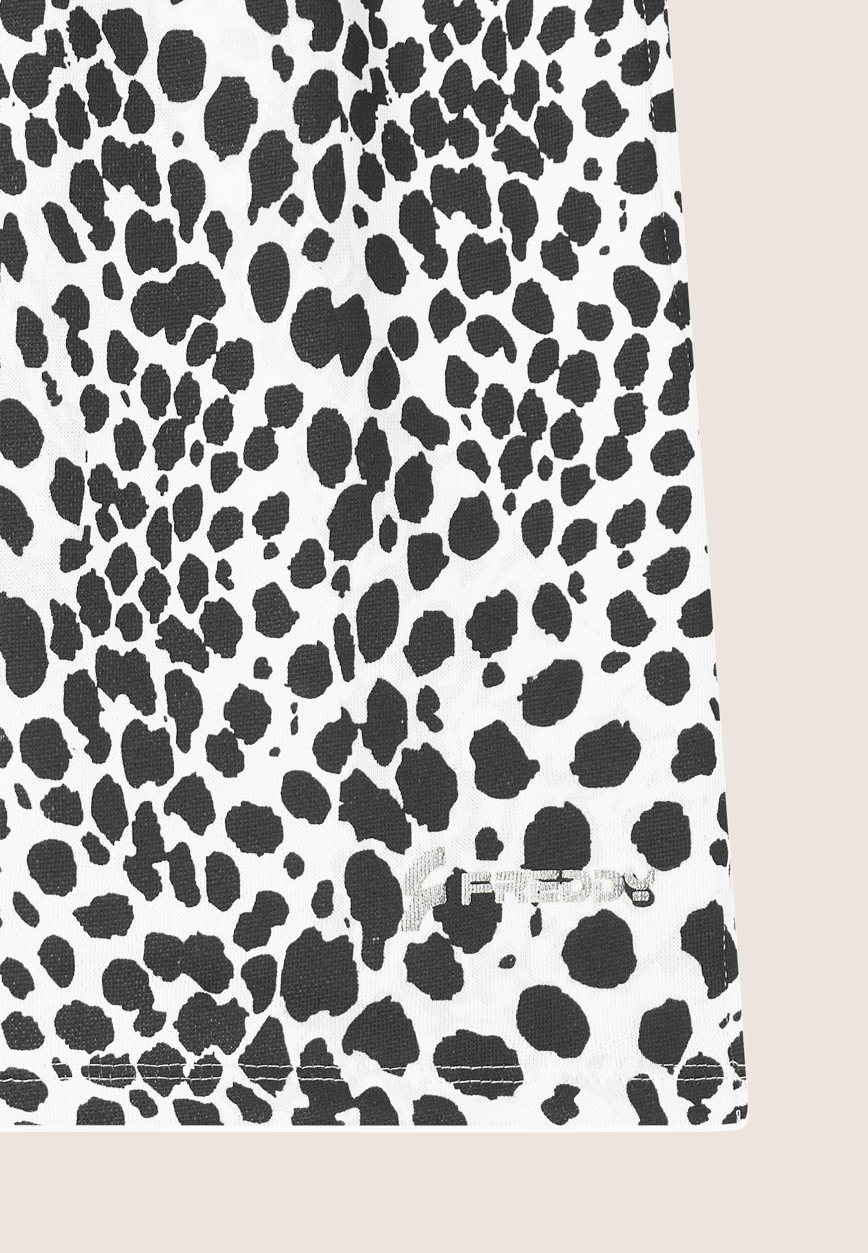 Pantaloncini animalier regular fit in french terry 3/3