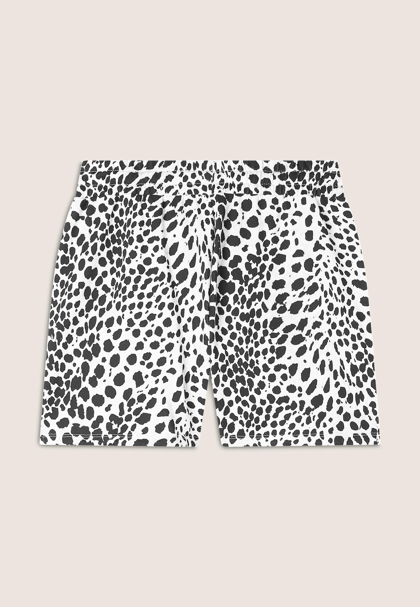 Pantaloncini animalier regular fit in french terry 2/3