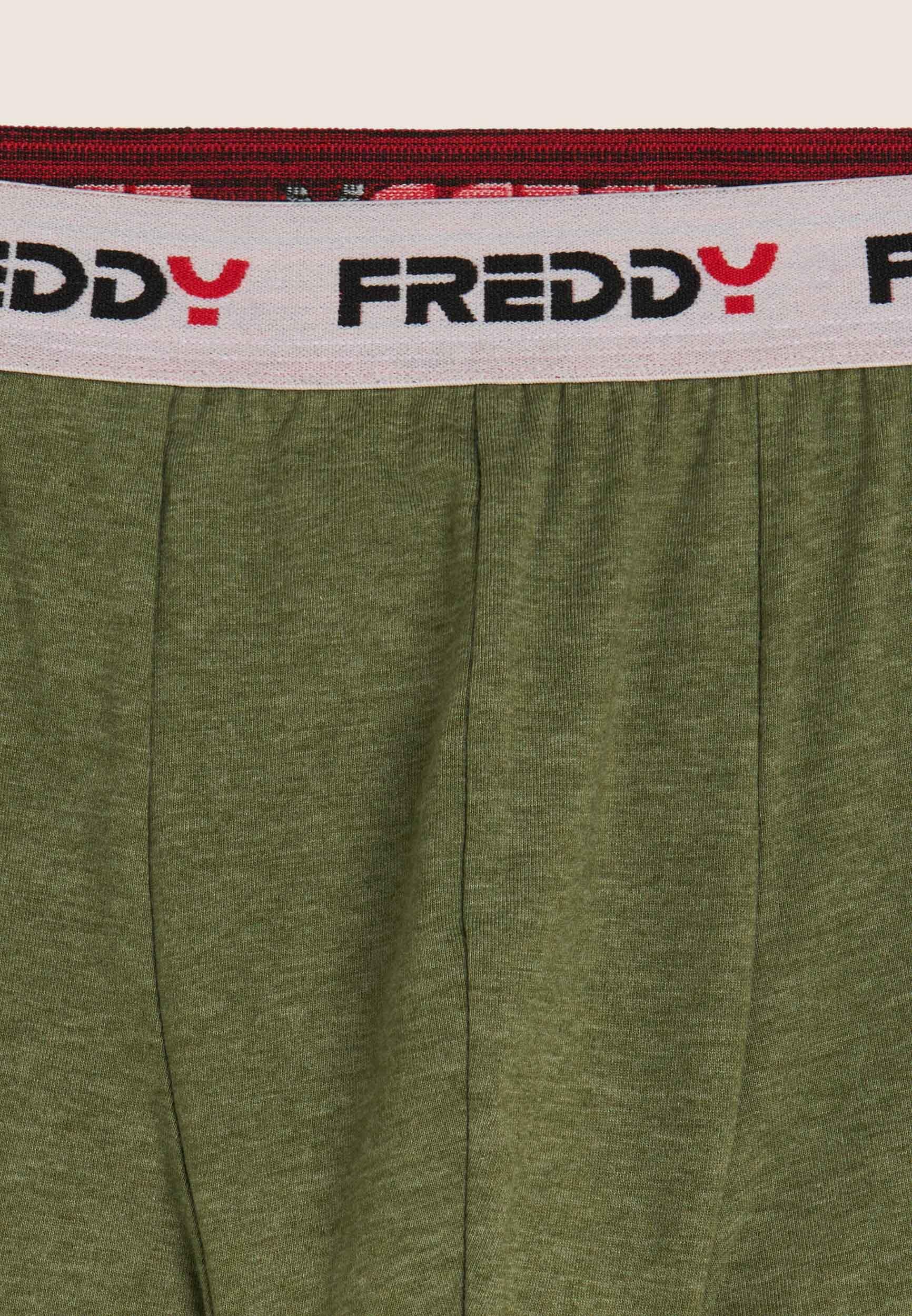 Caleçon pour hommes avec élastique en jacquard et logo maxi FREDDY 3/3