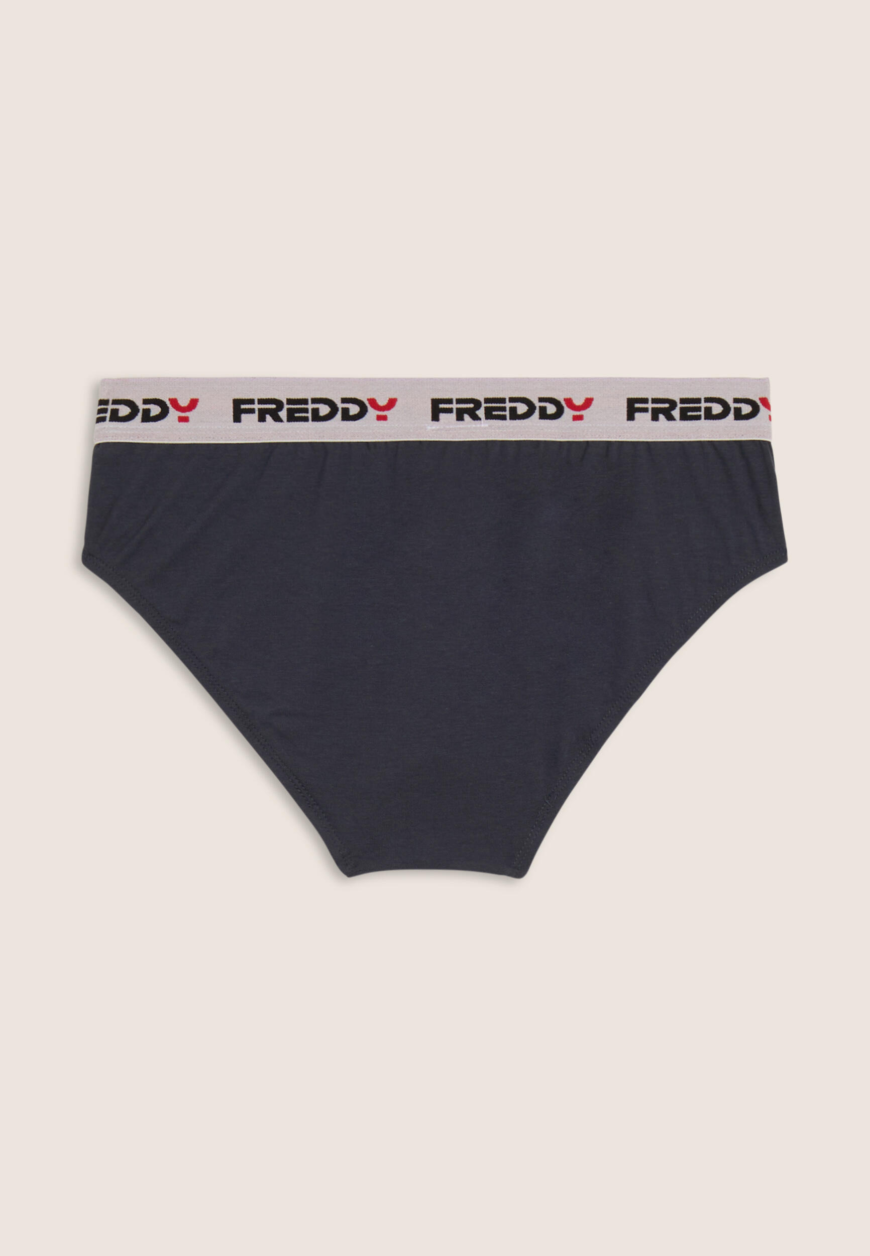 Slip Uomo con Elastico Jacquard a Contrasto e Logo 2/3