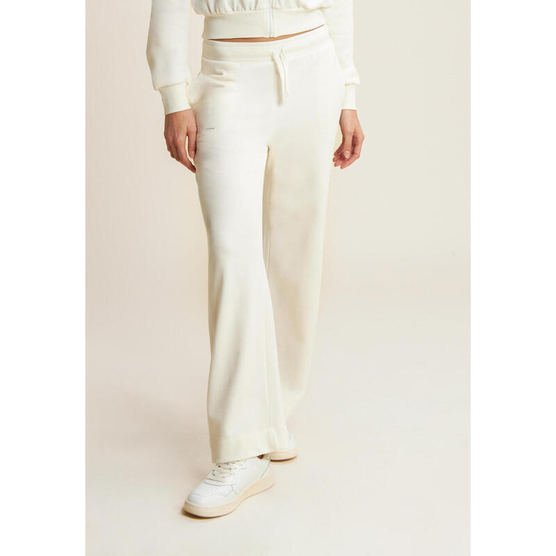 Pantalon de jogging en molleton de coton, coupe classique et large