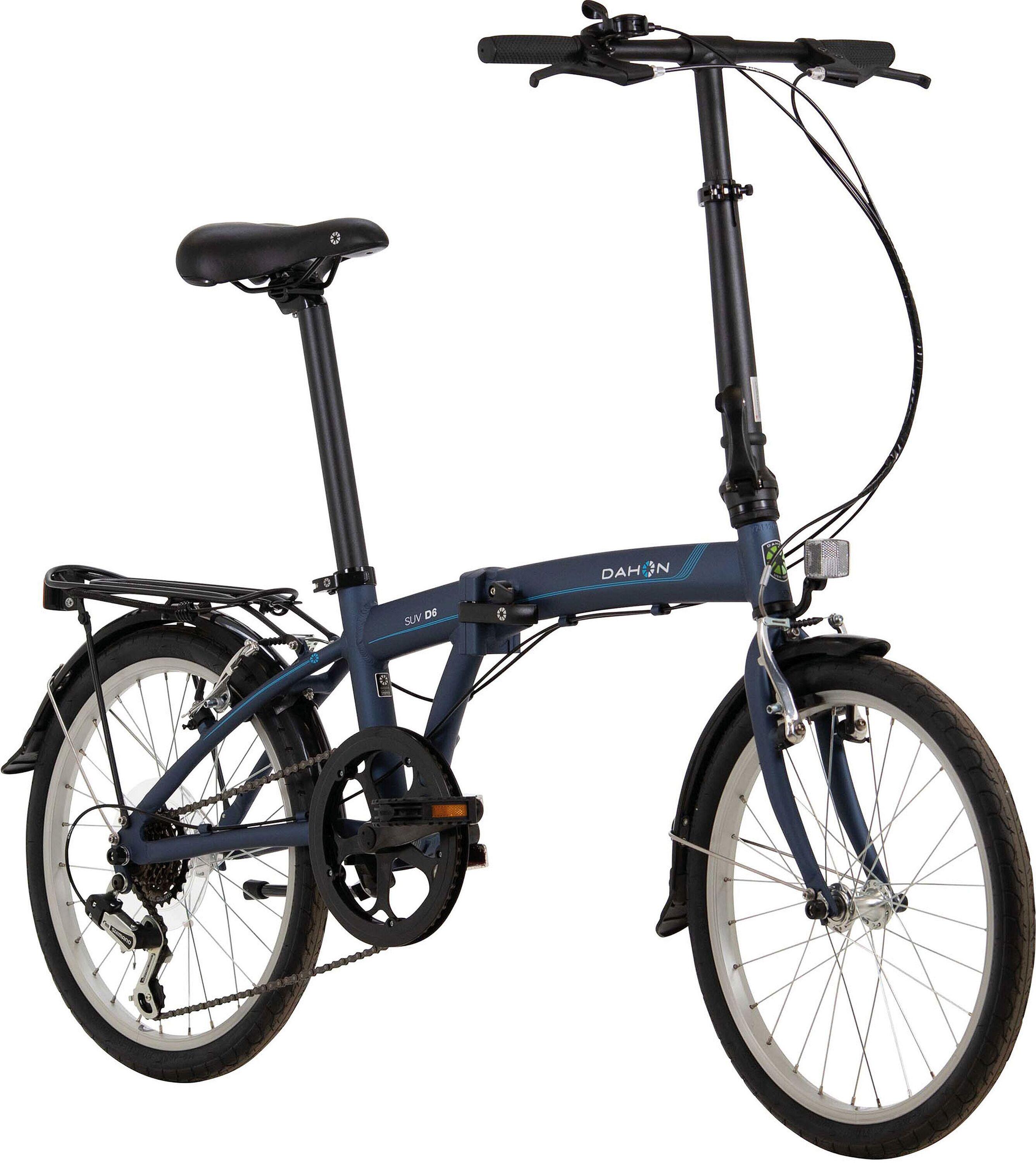 Vouwfiets 20 inch SUV D6, blauw 2/4