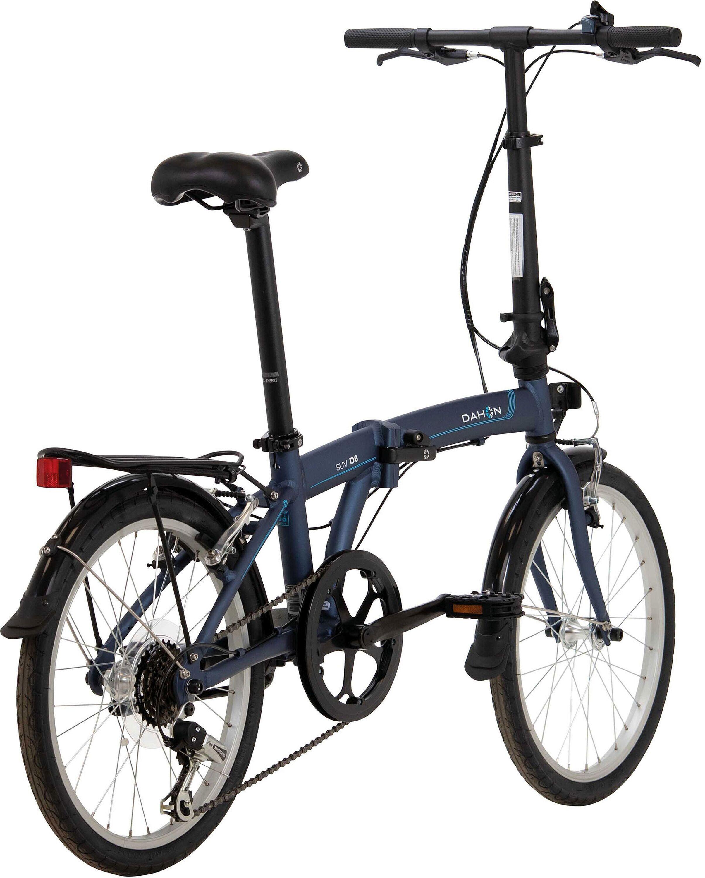 Vouwfiets 20 inch SUV D6, blauw 3/4