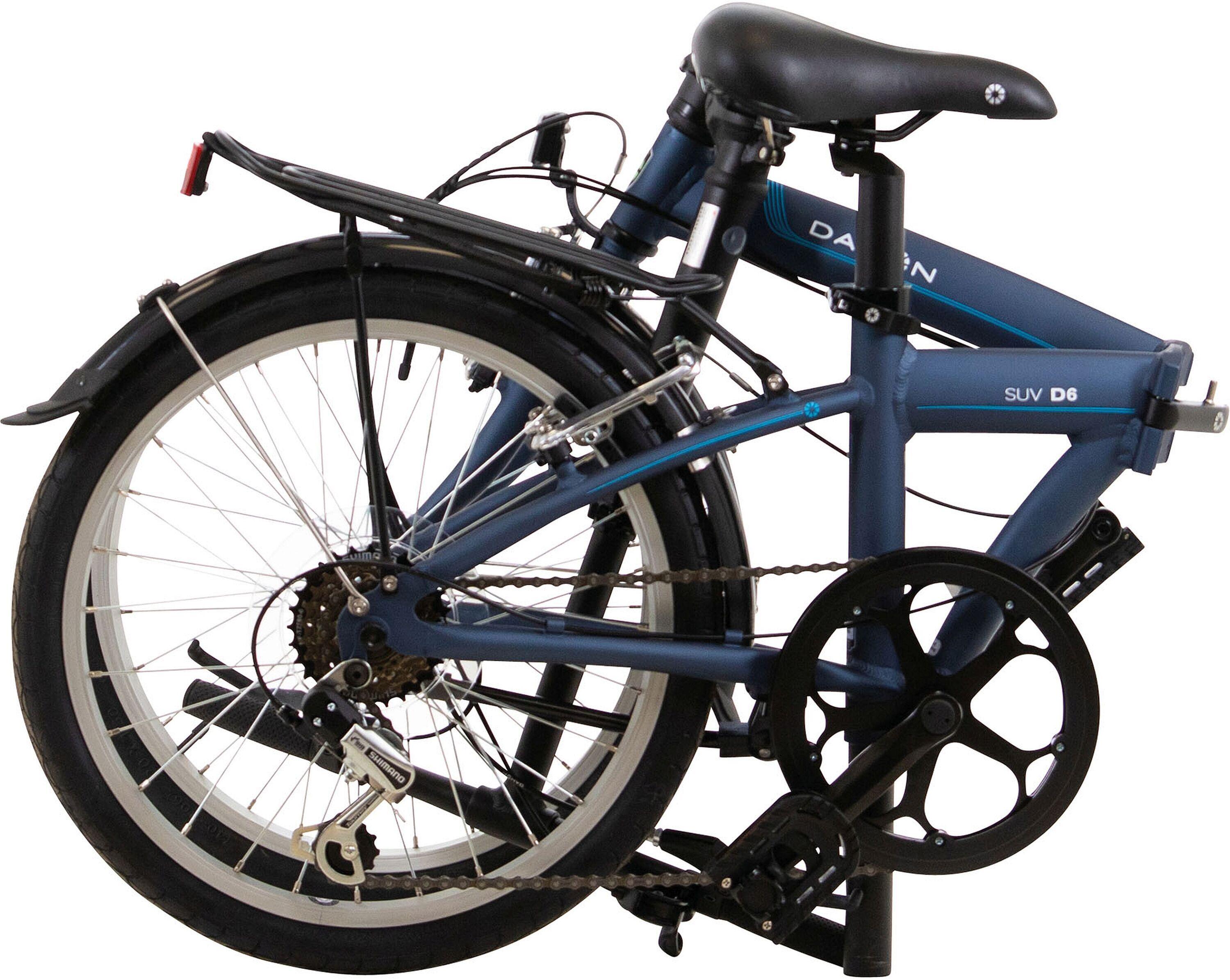 Vouwfiets 20 inch SUV D6, blauw 4/4