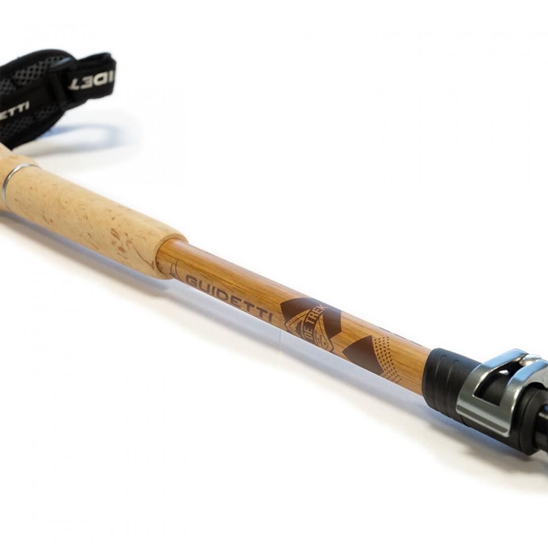 Bâton Grande Randonnée Télescopique -TERRE DE TREK CARBON BAMBOU ALU - 62-135 cm 2/7