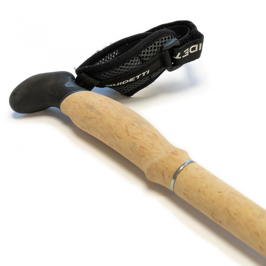 Bâton Grande Randonnée Télescopique -TERRE DE TREK CARBON BAMBOU ALU - 62-135 cm 3/7