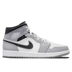 Reconditionné - Air Jordan 1 Mid Light Smoke Grey Anthracite - Très Bon État
