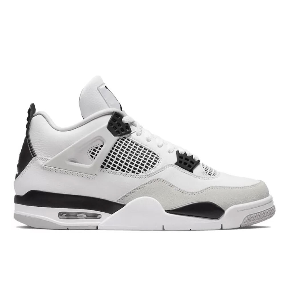 Nike - Reconditionné - Air Jordan 4 Military Black - Très Bon État - Baskets - Blanc - 36,5 - Decathlon